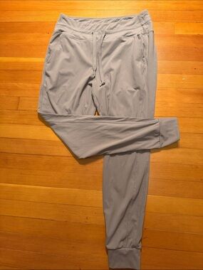 HALARA Light Gray Slim Jogger Pants